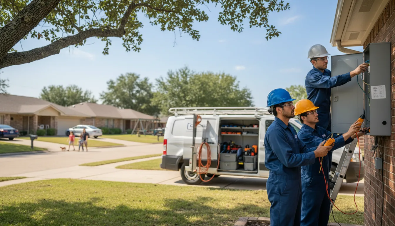 Certified electrician providing emergency electrical services in Dolliver, IA